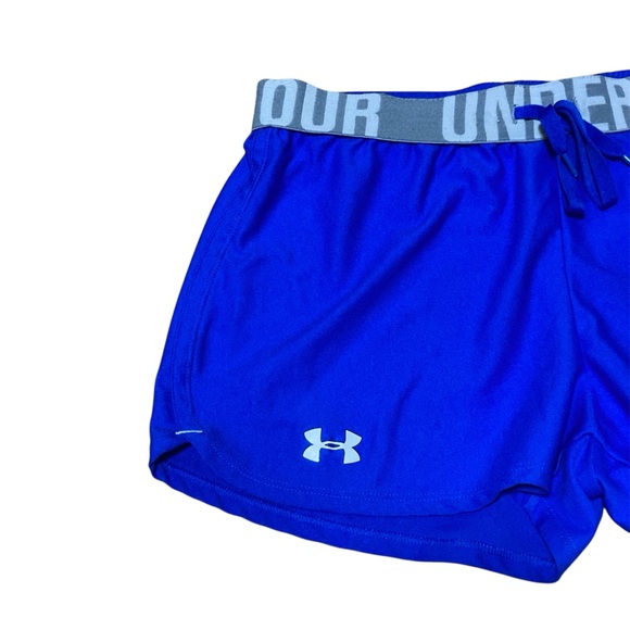 Under Armour Blue Athletic Shorts - Picture 2 of 6